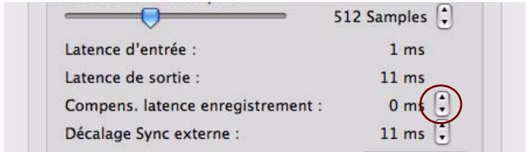PROPELLERHEAD RECORD - Compensation de latence d'enregistrement - 1