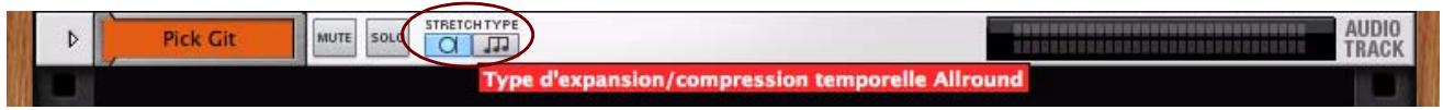 PROPELLERHEAD RECORD - À propos des modifications du tempo et de l'automation du tempo des pistes audio - 1