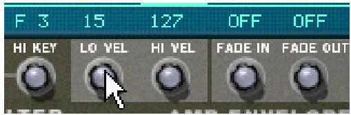 PROPELLERHEAD RECORD - Définir la velocité d'une zone - 1