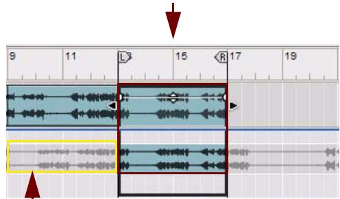 PROPELLERHEAD RECORD - À propos de la suppression des mesures contenant des enregistrements audio - 4