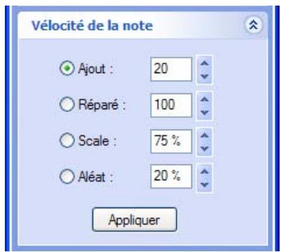 PROPELLERHEAD RECORD - Édition de la velocité des notes avec la fonction « Velocité de la note » - 1