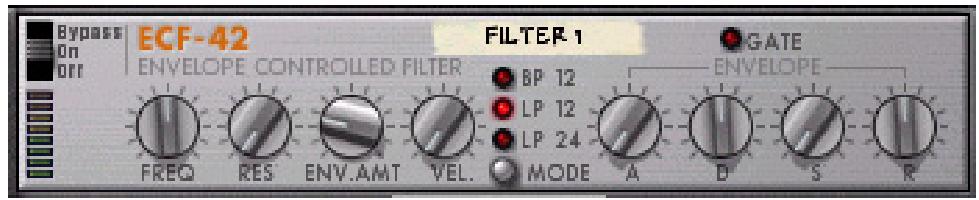 PROPELLERHEAD RECORD - Filtre contrôle par enveloppe ECF-42 - 1