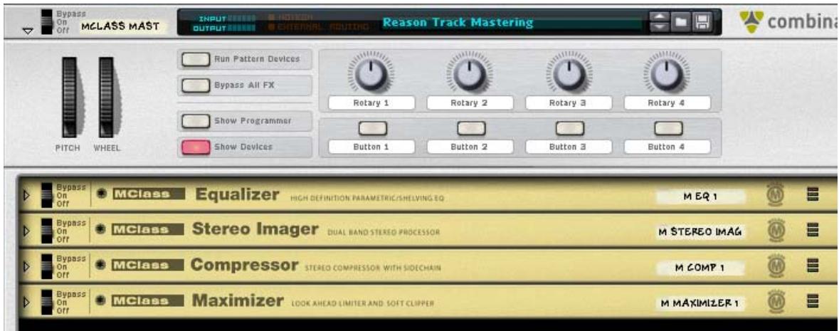 PROPELLERHEAD RECORD - Combi MClass Mastering Suite - 1