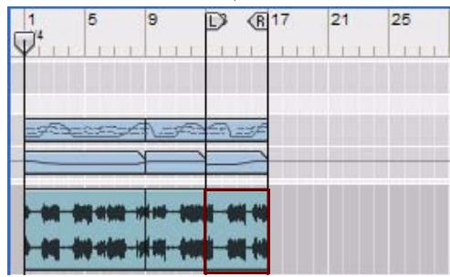 PROPELLERHEAD RECORD - À propos de la suppression des mesures contenant des enregistrements audio - 2