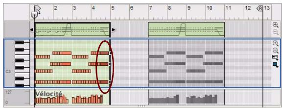 PROPELLERHEAD RECORD - Collage d'événements en dehors d'un clip ouvert - 4