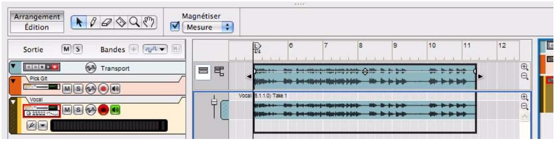 PROPELLERHEAD RECORD - Ouverture d'un clip audio à partir du mode Édition - 2