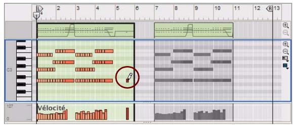 PROPELLERHEAD RECORD - À propos du dessin de notes en dehors d'un clip ouvert - 3