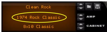 PROPELLERHEAD RECORD - Sélection de modèle d'ampli - 1