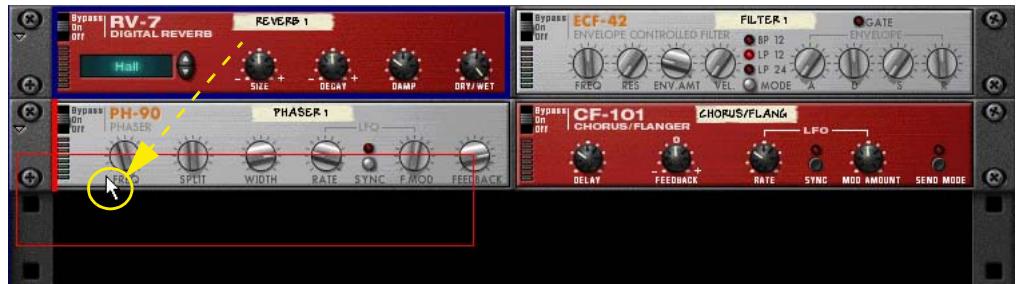 PROPELLERHEAD RECORD - Réorganisation des modules - 1