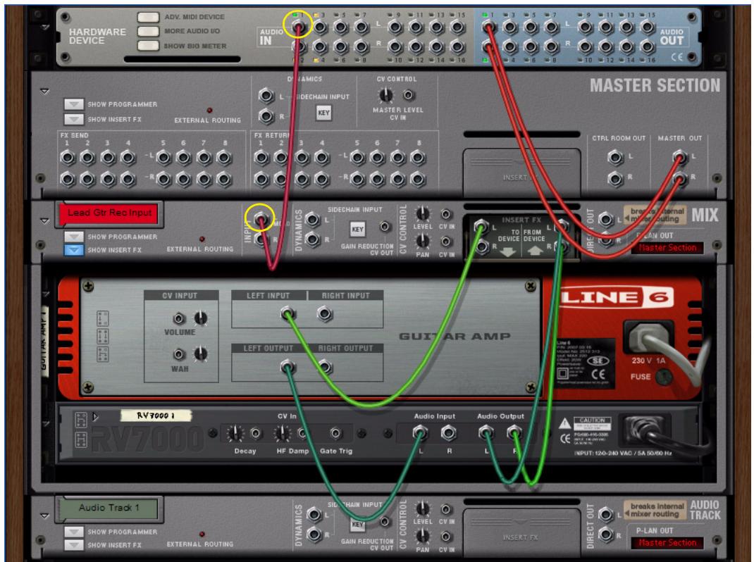 PROPELLERHEAD RECORD - Creation d'un canal d'entrée pour enregistrer avec des effets - 1