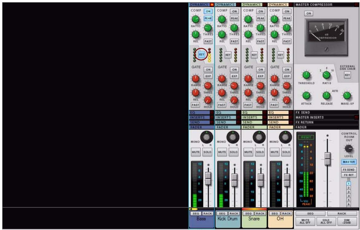 PROPELLERHEAD RECORD - Point d'insertion de compression à partir d'un canal externe - 1
