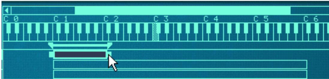 PROPELLERHEAD RECORD - En déplaçant les poignées aux extrémités de la zone - 2