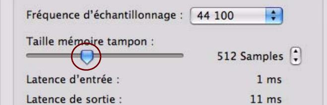 PROPELLERHEAD RECORD - Paramétrage de la taille du tampon - 1