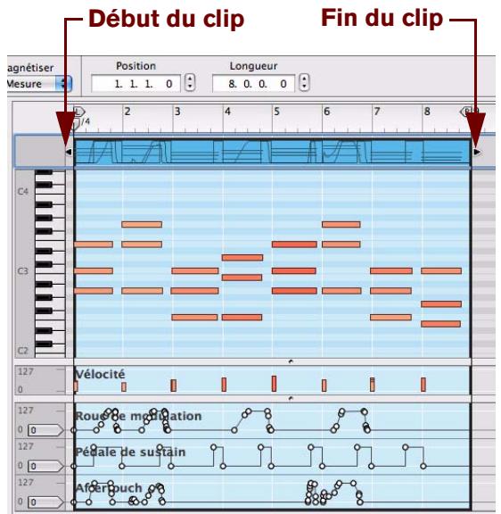 PROPELLERHEAD RECORD - Événements masqués dans les clips d'automation de paramètre et de notes - 1
