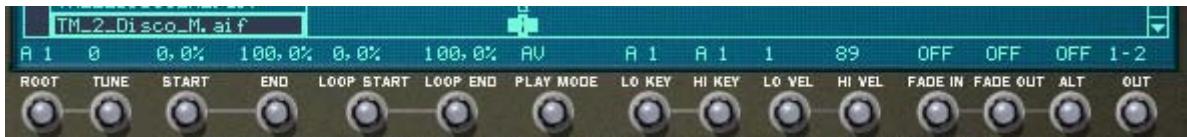 PROPELLERHEAD RECORD - Paramètres de sample - 1