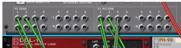 PROPELLERHEAD RECORD - Section Retours d'effets - 2