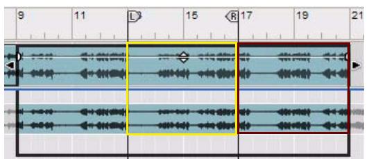 PROPELLERHEAD RECORD - À propos de la suppression des mesures contenant des enregistrements audio - 3
