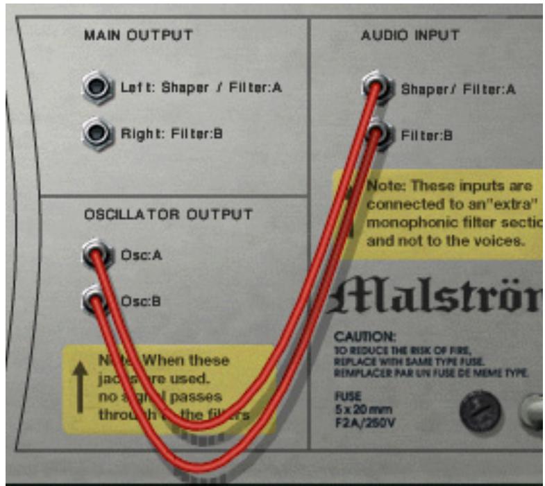 PROPELLERHEAD RECORD - Connector le signal audio du Malström à lui-même - 1