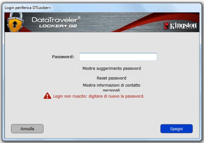 KINGSTON DATATRAVELER LOCKER G2/DTLPG2 - CIO SIGNIFICA CHE TUTTI I DATI CONTENUTI NEL DRIVE DTL+ G2 ANDRANNO PERSI. - 2