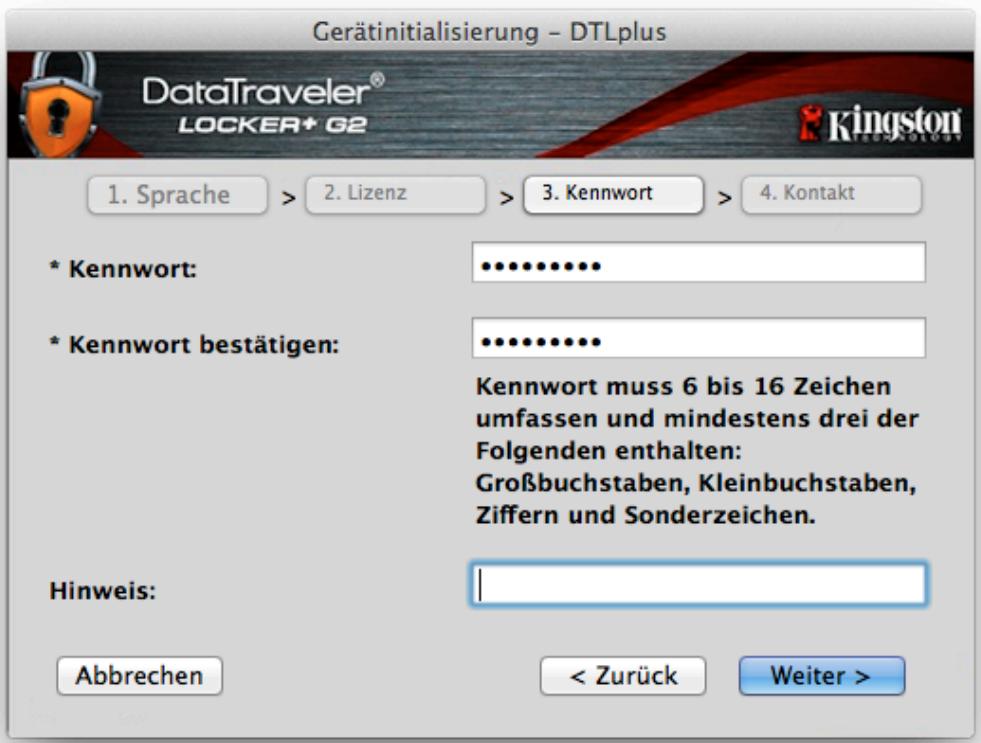 KINGSTON DATATRAVELER LOCKER G2/DTLPG2 - Installationseinrichtung (Mac Umgebung) - 3