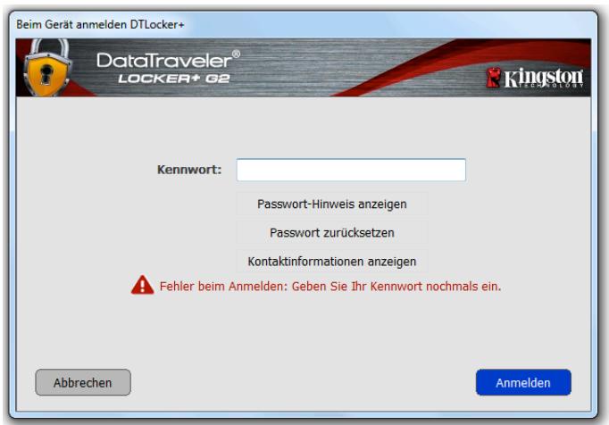 KINGSTON DATATRAVELER LOCKER G2/DTLPG2 - Verwendung des Geräts (Windows Umgebung) - 3
