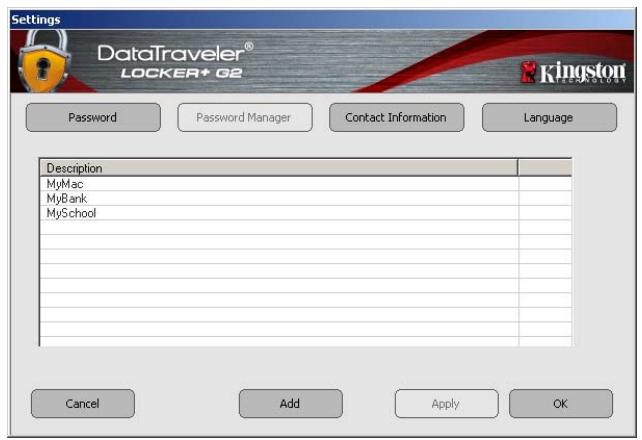 KINGSTON DATATRAVELER LOCKER G2/DTLPG2 - Password Manager - 1