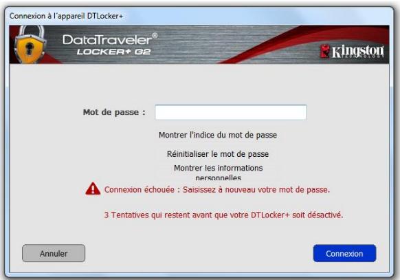 KINGSTON DATATRAVELER LOCKER G2/DTLPG2 - Verrouillage du périphérique - 2
