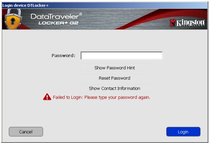 KINGSTON DATATRAVELER LOCKER G2/DTLPG2 - THIS MEANS THAT ALL DATA STORED ON THE DTL+ G2 WILL BE LOST. - 2
