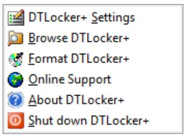 KINGSTON DATATRAVELER LOCKER G2/DTLPG2 - Opções do Dispositivo (Ambiente Windows) - 1
