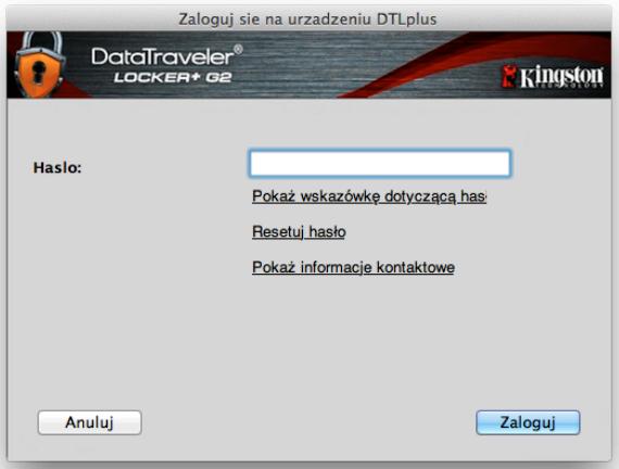 KINGSTON DATATRAVELER LOCKER G2/DTLPG2 - OZNACZA TO UTRATE WSZYSTKICH DANYCH ZAPISANYCH W PAMIECI DTL+ G2. - 1