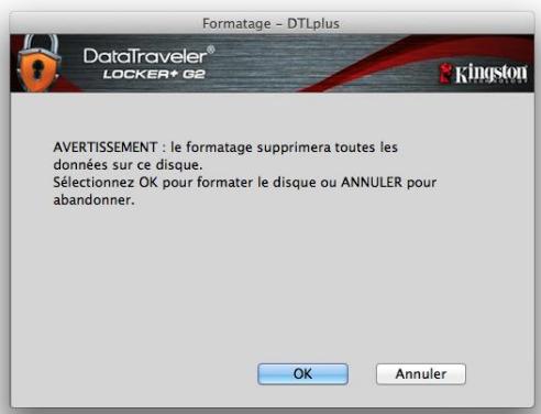 KINGSTON DATATRAVELER LOCKER G2/DTLPG2 - Fermeture de la DTL+ G2 - 1