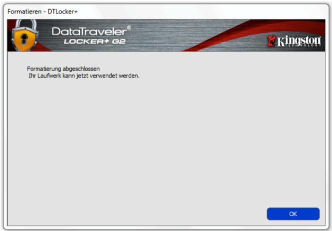 KINGSTON DATATRAVELER LOCKER G2/DTLPG2 - Geräteinstallation (Windows Umgebung) - 7