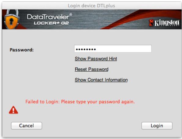 KINGSTON DATATRAVELER LOCKER G2/DTLPG2 - Bloqueio do disposito - 1