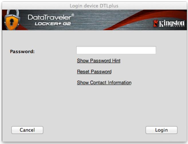 KINGSTON DATATRAVELER LOCKER G2/DTLPG2 - Bloqueio do disposito - 3