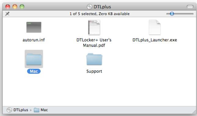 KINGSTON DATATRAVELER LOCKER G2/DTLPG2 - 設定 (Mac 環境の场合) - 2