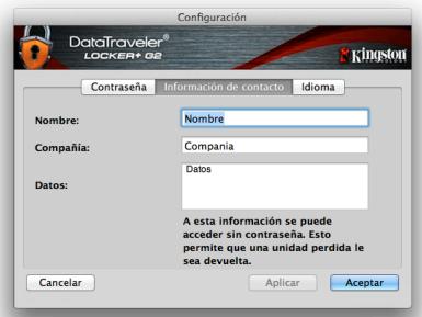 KINGSTON DATATRAVELER LOCKER G2/DTLPG2 - Configuración del DTL+ G2 - 2