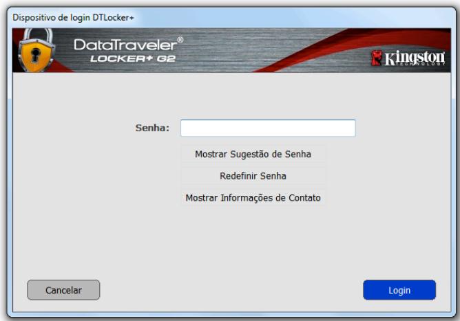 KINGSTON DATATRAVELER LOCKER G2/DTLPG2 - ISSO SIGNIFICA QUE TODOS OS DADOS ARMAZENADOS NO DTL+ G2 SERÃO PERDIDOS. - 1