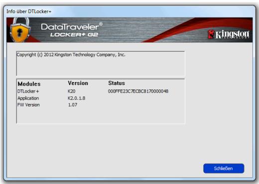 KINGSTON DATATRAVELER LOCKER G2/DTLPG2 - DTL+ G2 herunterfahren - 1