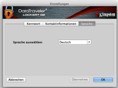 KINGSTON DATATRAVELER LOCKER G2/DTLPG2 - DTL+ G2 Einstellungen - 4
