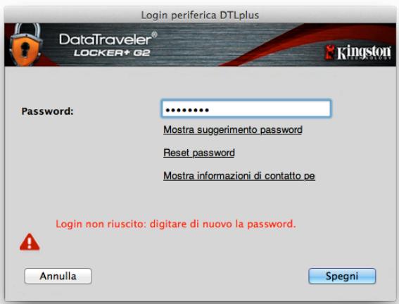 KINGSTON DATATRAVELER LOCKER G2/DTLPG2 - CIO SIGNIFICA CHE TUTTI I DATI CONTENUTI NEL DRIVE DTL+ G2 ANDRANNO PERSI. - 2