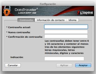 KINGSTON DATATRAVELER LOCKER G2/DTLPG2 - Configuración del DTL+ G2 - 1