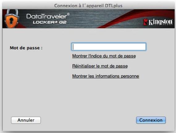 KINGSTON DATATRAVELER LOCKER G2/DTLPG2 - PAR CONSEQUENT, TOUTES LES DONNÉES QUE LA DTL+ G2 CONTIENT SERONT DÉTRUITES. - 1