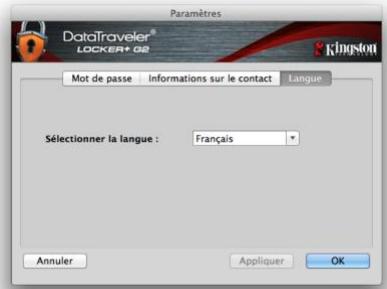 KINGSTON DATATRAVELER LOCKER G2/DTLPG2 - Paramètres de la DTL+ G2 - 3