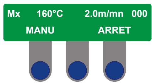 ELECTROLUX LAUNDRY SYSTEMS IC43316 - Ecran de service en mode manuel - 1