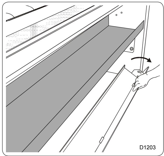 ELECTROLUX LAUNDRY SYSTEMS IC43316 - Utilisation du bac d'engagement basculant - 1