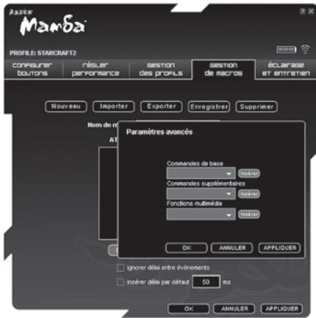 RAZER OUROBOROS - CONFIGURATION DE NIVEAUX DE SENSIBILITÉ - 3