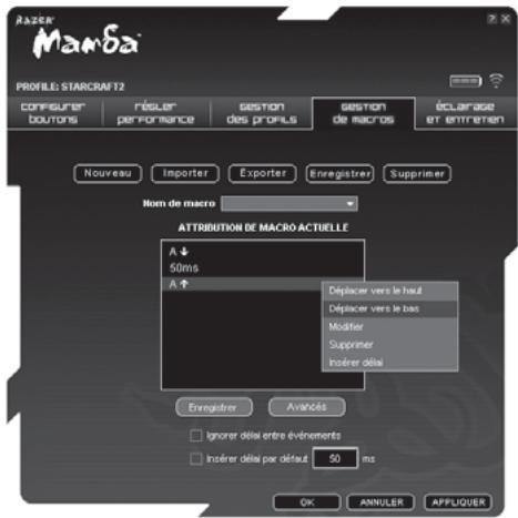 RAZER TAIPAN - CONFIGURATION DE NIVEAUX DE SENSIBILITÉ - 2