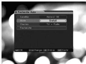 KYOSTAR KNS 3000 - Recherche automatique complète (scan de toutes les fréquences) - 1