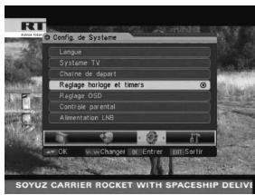 KYOSTAR KNS 3000 - Réglage de l'heure - 1