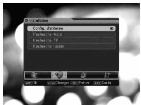 KYOSTAR KNS 3000 - Menu principal - 1